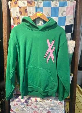 Machine Gun Kelly MGK XX Green Pullover Hoodie Size Small